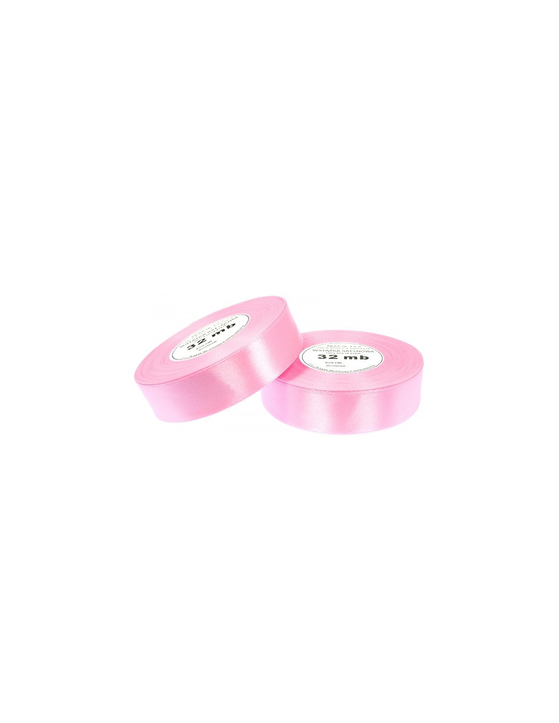 Nastro satin rosa chiaro (12mm) 32m Nastro satin rosa chiaro (12mm) 32m