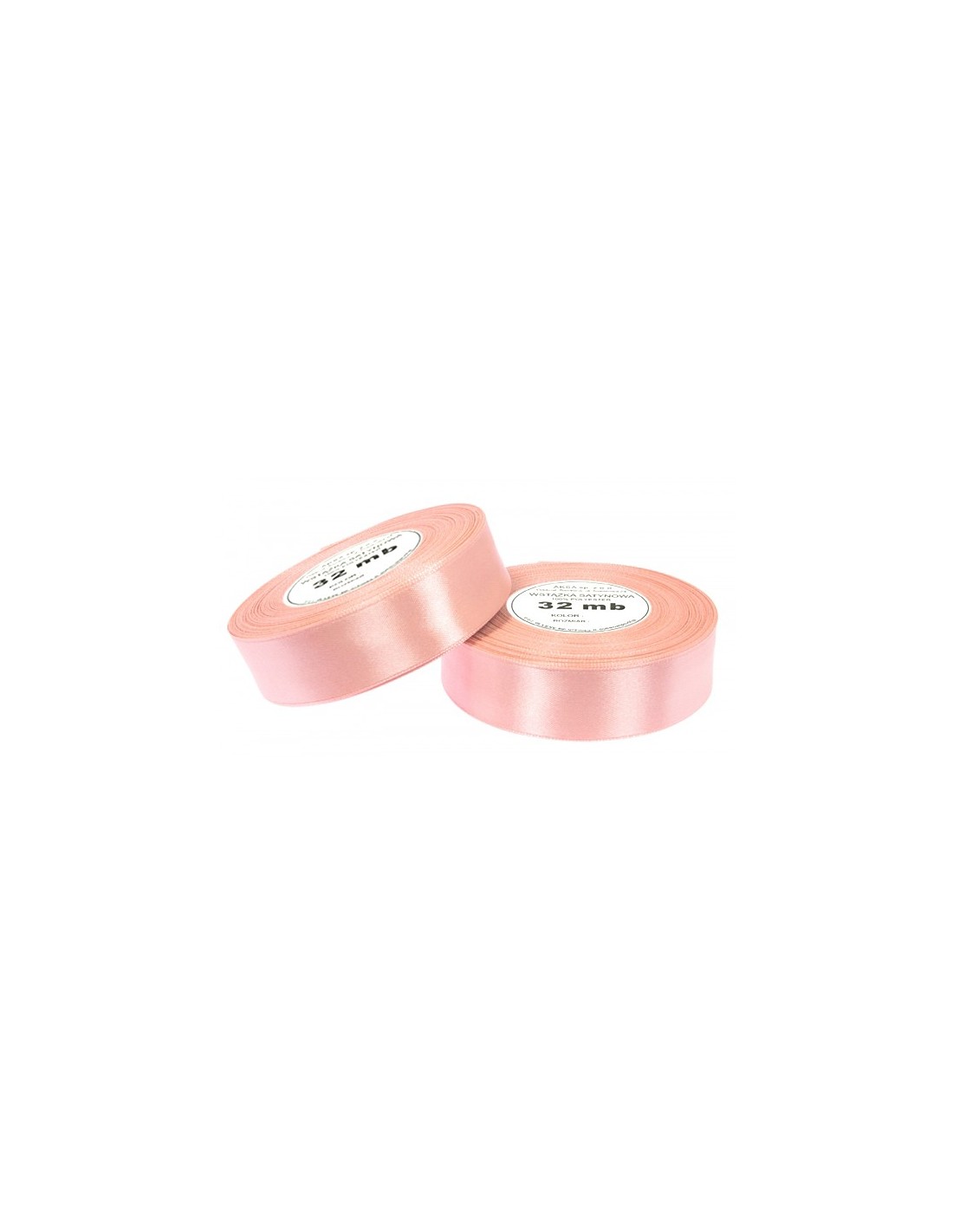 Nastro satin rosa confetto (6mm) 32m Nastro satin rosa confetto (6mm) 32m