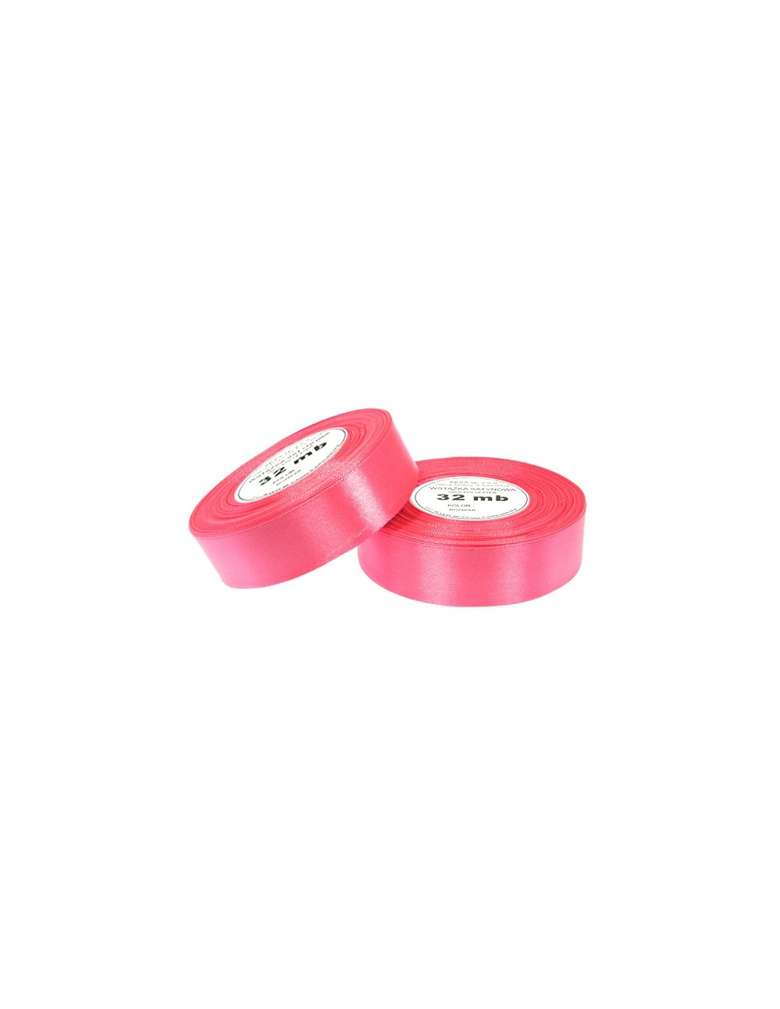 Nastro satin rosa caramella (12mm) 32m Nastro satin rosa caramella (12mm) 32m