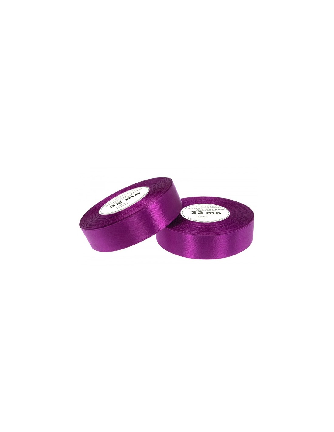 Nastro satin prugna (12mm) 32m Nastro satin prugna (12mm) 32m