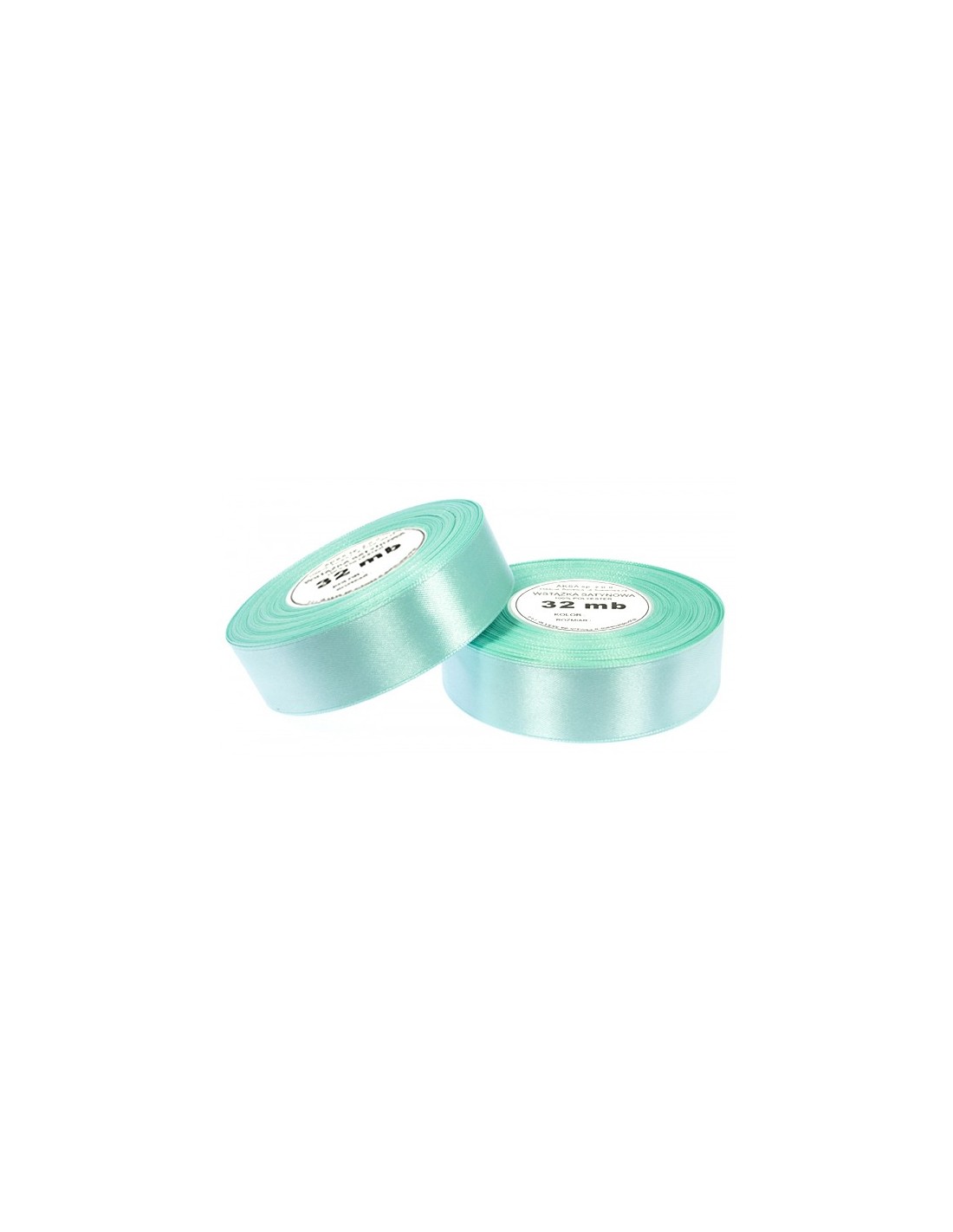 Nastro satin menta (12mm) 32m Nastro satin menta (12mm) 32m