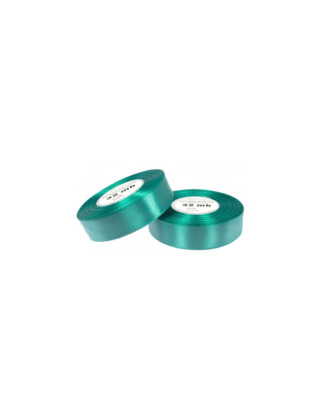 Nastro satin verde mare (12mm) 32m Nastro satin verde mare (12mm) 32m