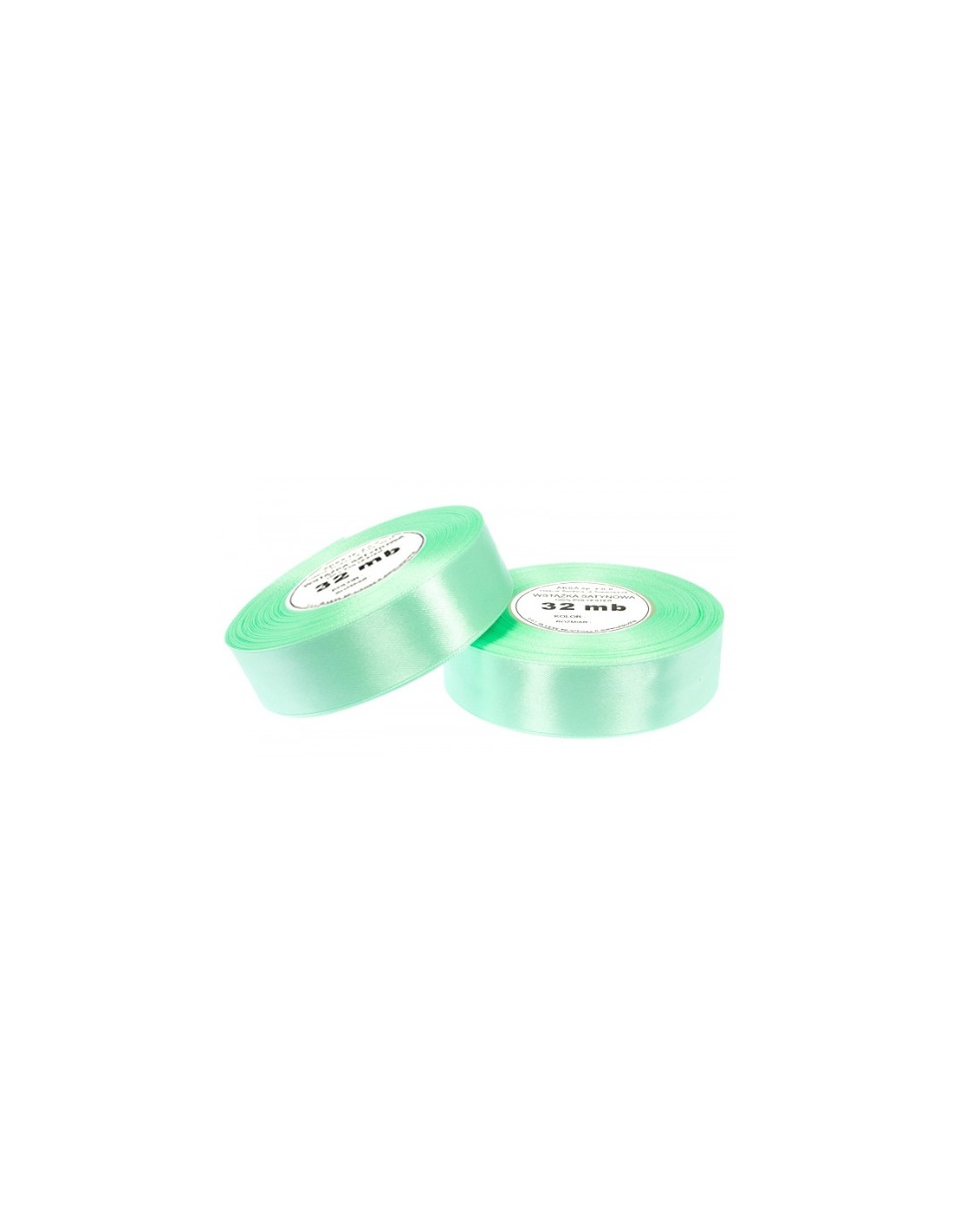 Nastro satin pistacchio (6mm) 32m Nastro satin pistacchio (6mm) 32m