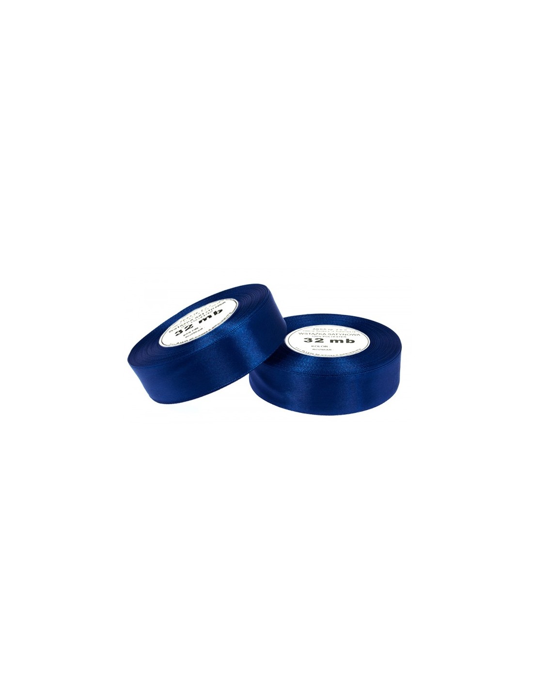 Nastro satin blu scuro (12mm) 32m Nastro satin blu scuro (12mm) 32m