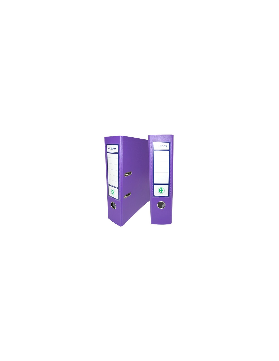 Raccoglitore PP Ekobox 80 mm viola - 20 pezzi Raccoglitore PP Ekobox 80 mm viola - 20 pezzi