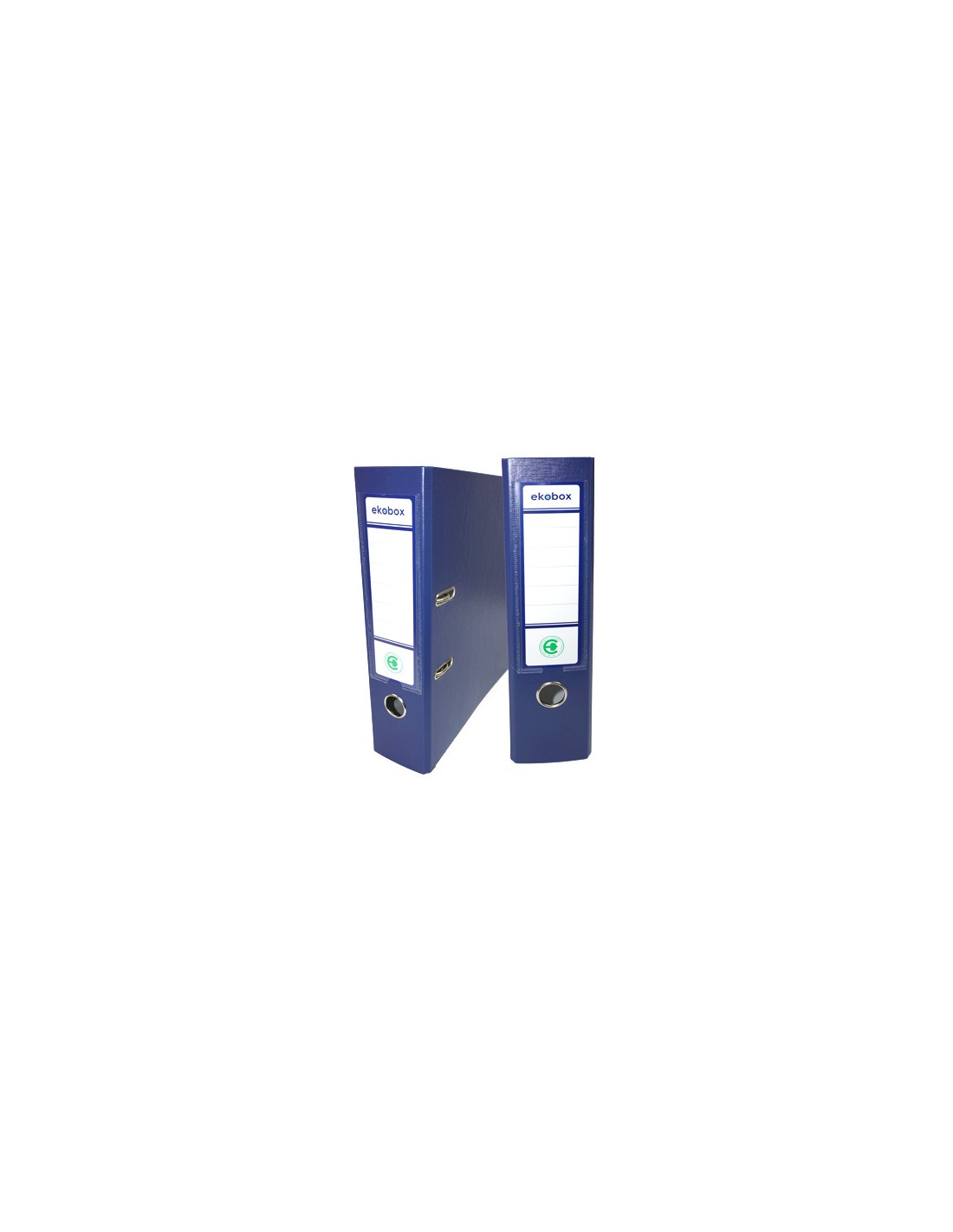 Raccoglitore PP Ekobox 80 mm blu - 20 pezzi Raccoglitore PP Ekobox 80 mm blu - 20 pezzi