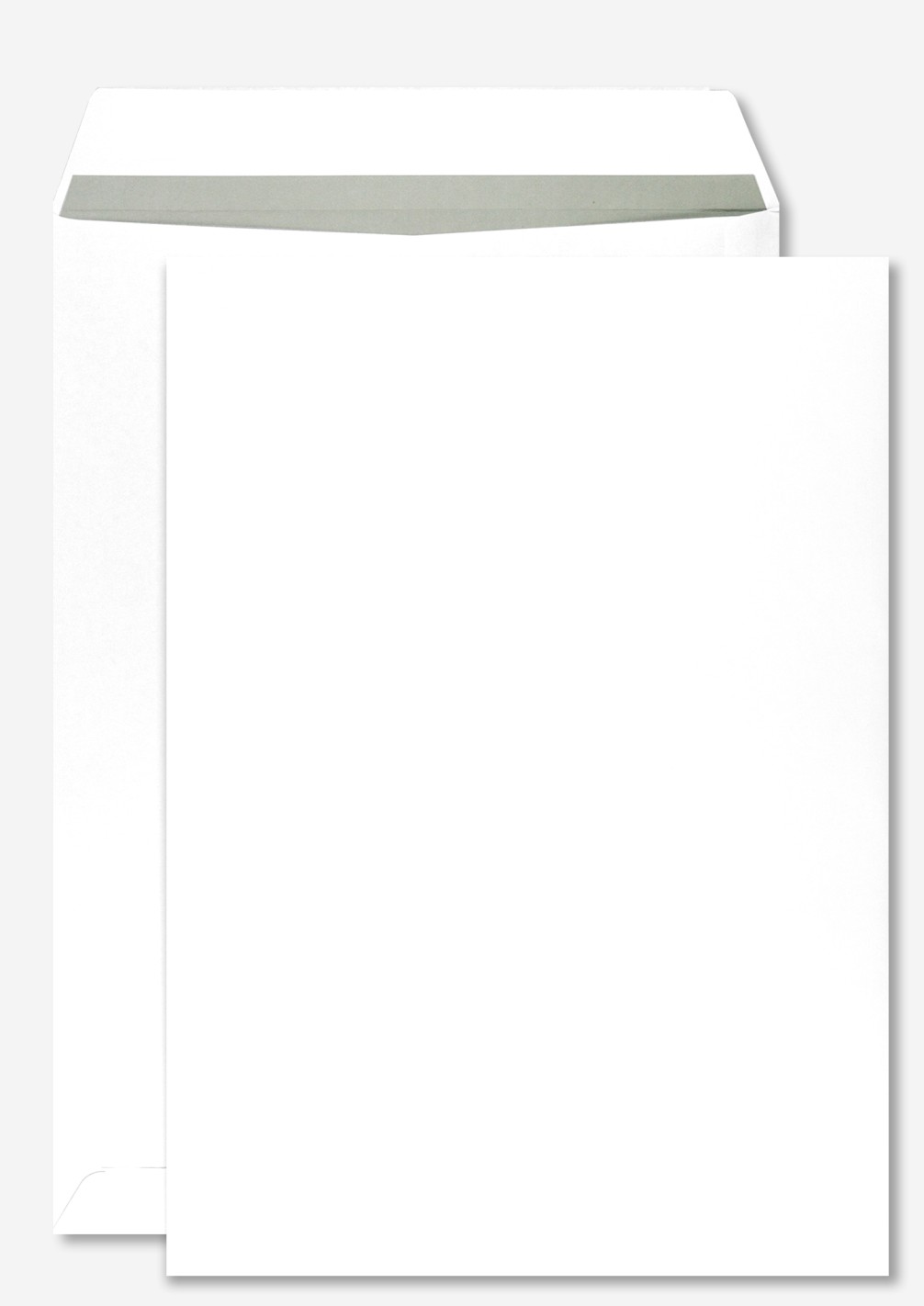 Busta a sacco bianco B4 (25x35,3cm) con strip adesivo - 250 pezzi Busta a sacco bianco B4 (25x35,3cm) con strip adesivo - 250 pezzi