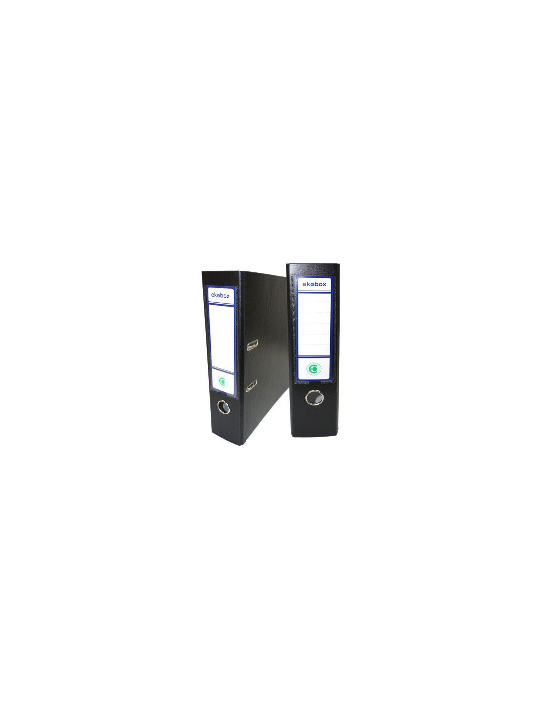 Raccoglitore PP Ekobox 80 mm nero - 20 pezzi Raccoglitore PP Ekobox 80 mm nero - 20 pezzi
