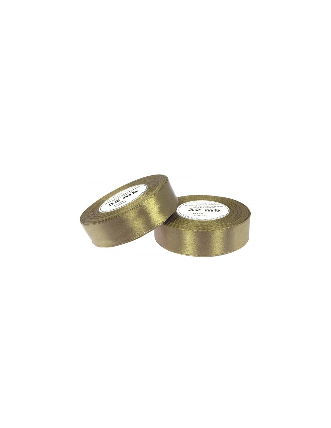 Nastro satin cognac (12mm) 32m Nastro satin cognac (12mm) 32m