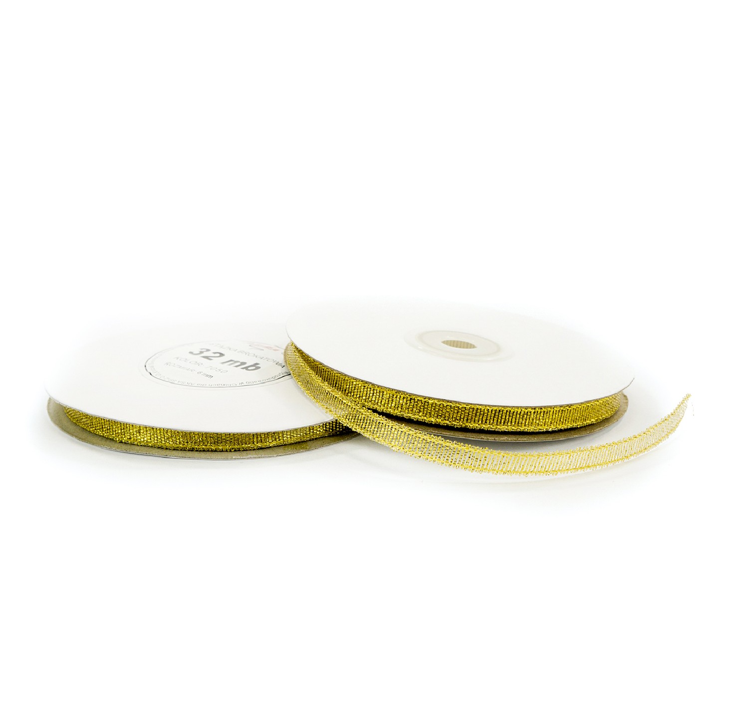 Nastro glitterato oro (6mm) 32m Nastro glitterato oro (6mm) 32m