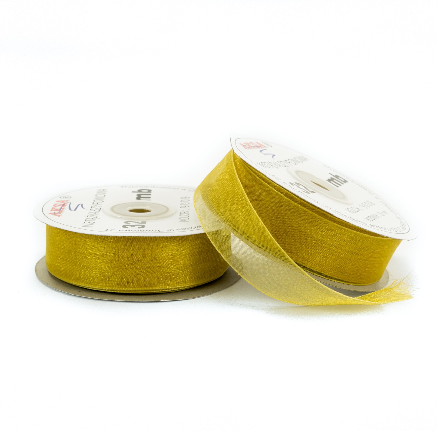 Nastro chiffon oro (25mm) 32m Nastro chiffon oro (25mm) 32m