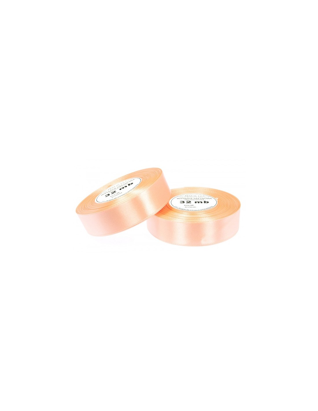 Nastro satin pesca (25mm) 32m Nastro satin pesca (25mm) 32m