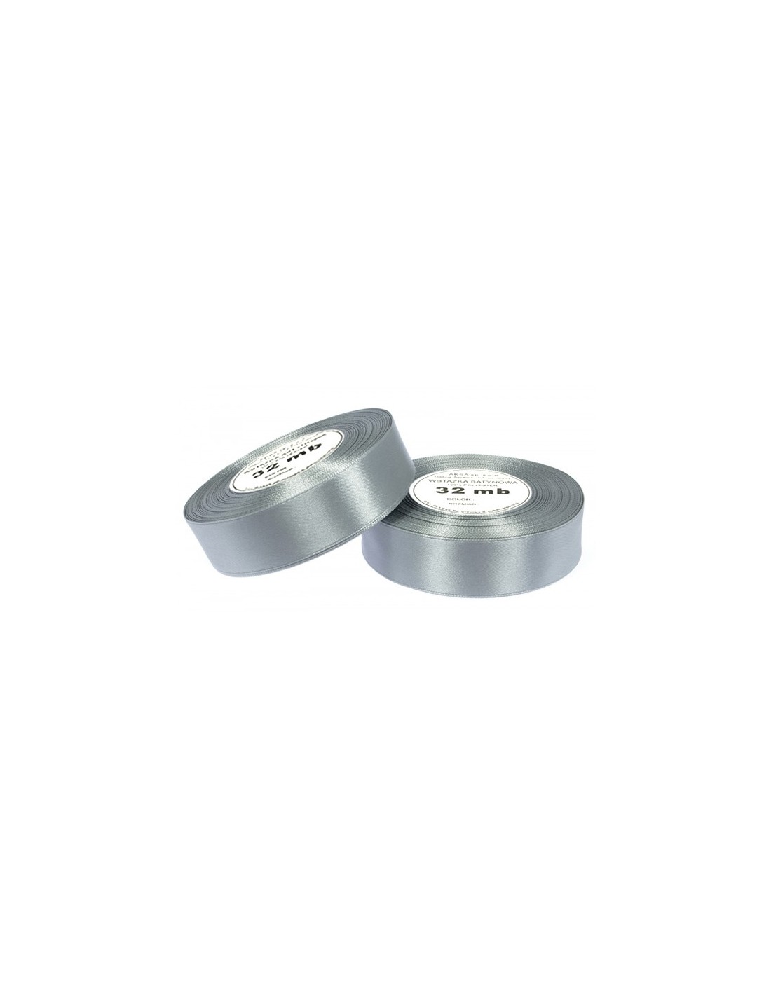 Nastro satin argento (12mm) 32m Nastro satin argento (12mm) 32m