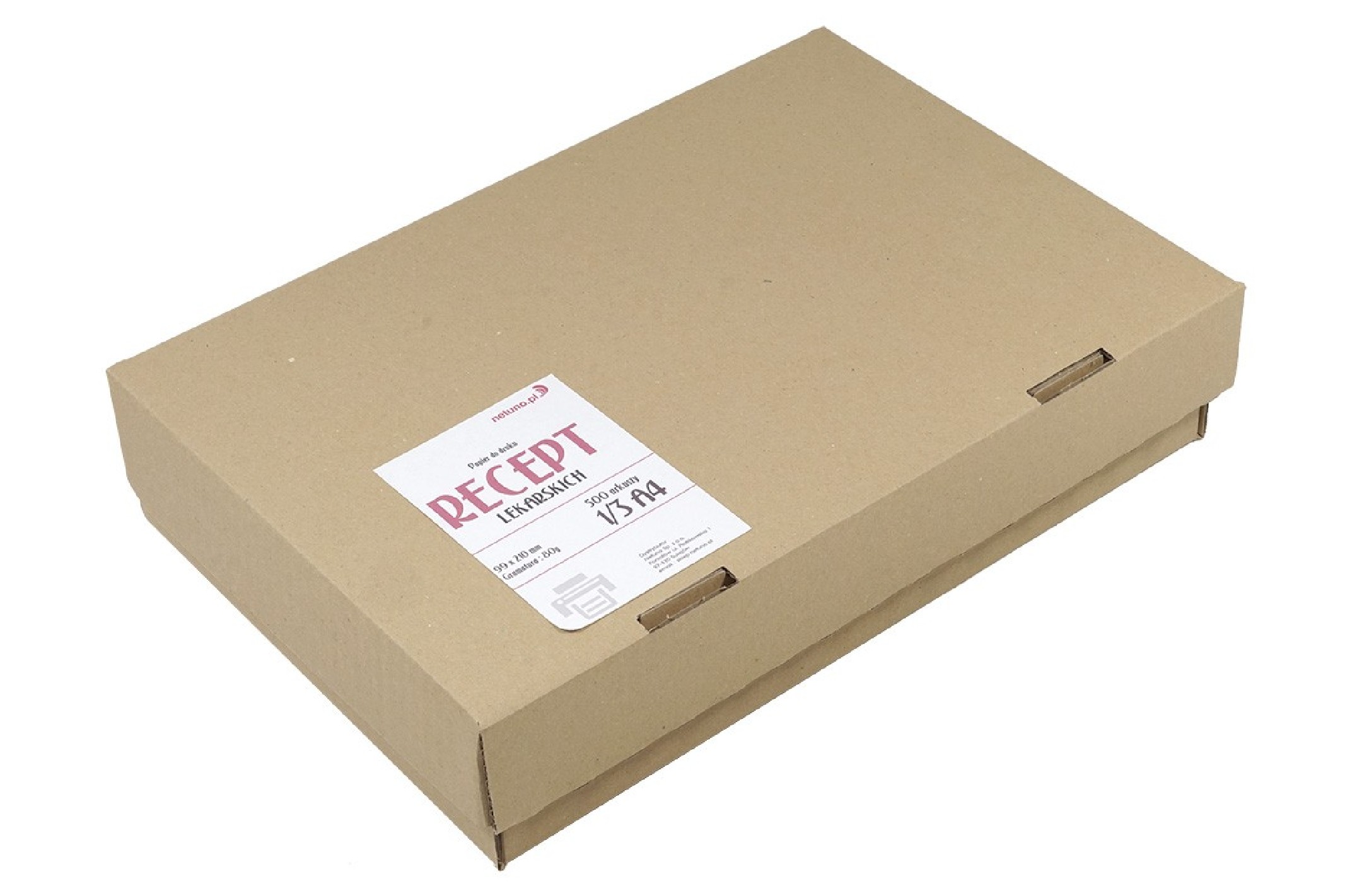 Carta per ricette mediche bianco 80g (9,9x21cm) - 1500 fogli Carta per ricette mediche bianco 80g (9,9x21cm) - 1500 fogli