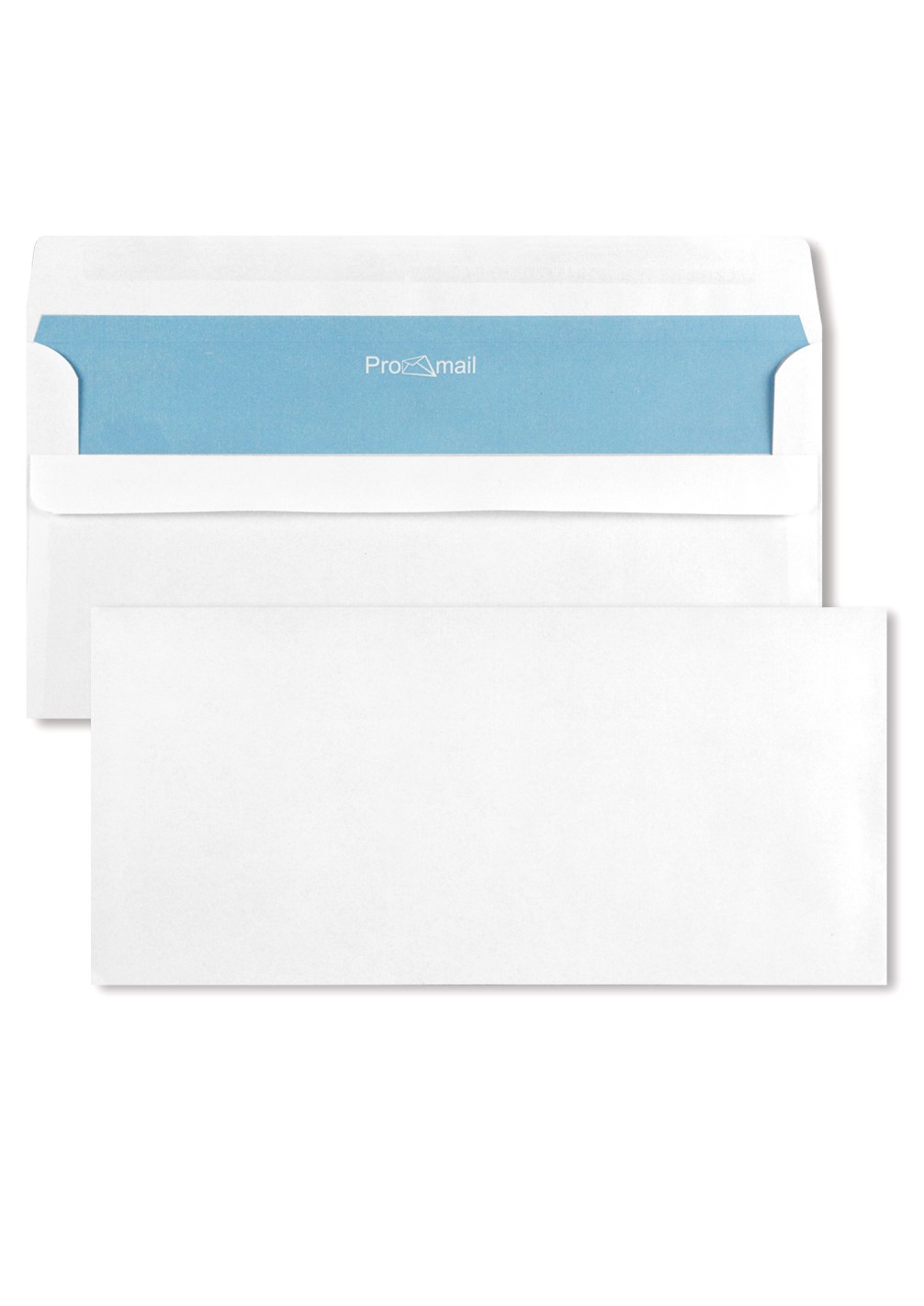 Busta commerciale autoadesiva bianco DL (11x22cm) NET - 1000 pezzi Busta commerciale autoadesiva bianco DL (11x22cm) NET - 1000 pezzi