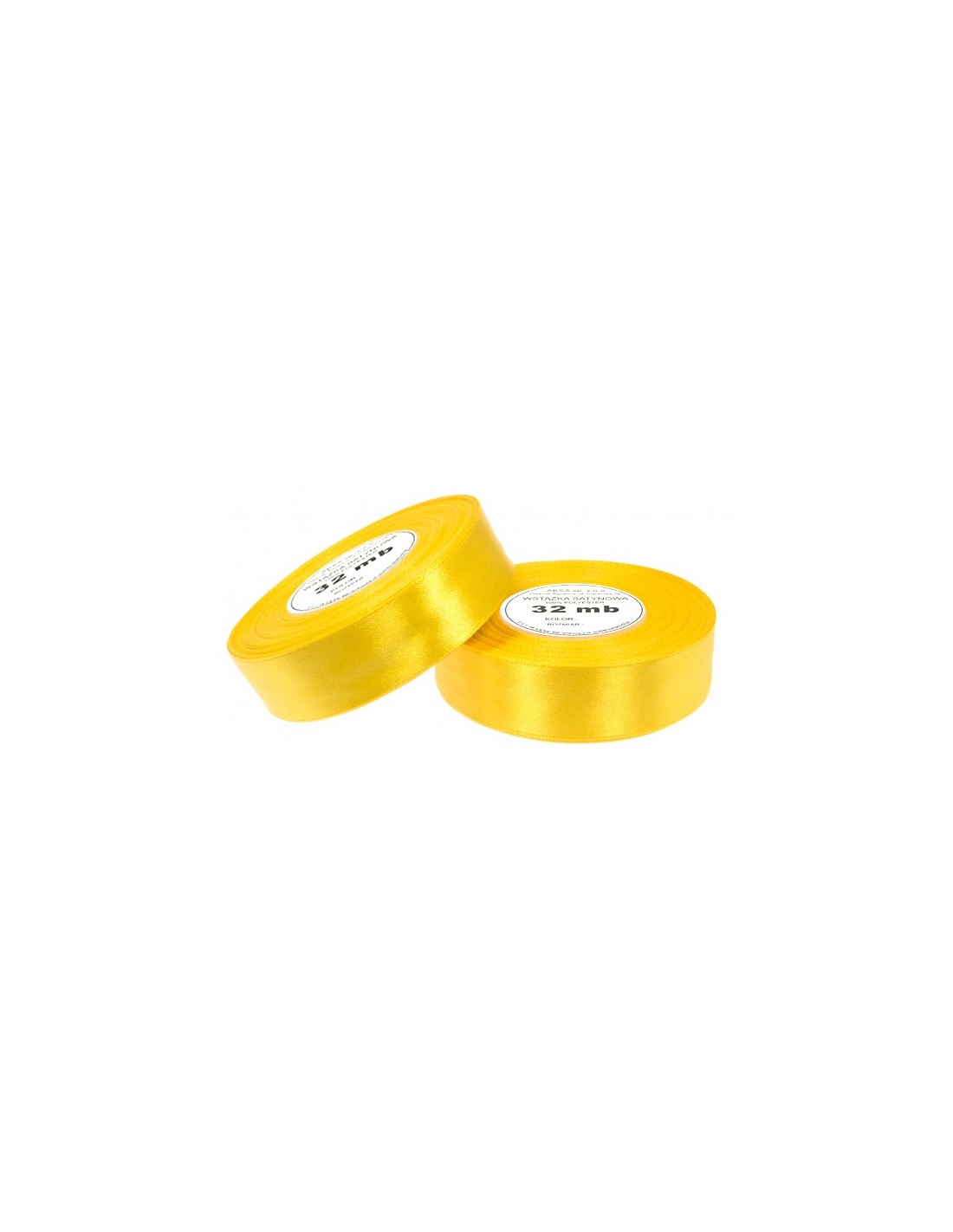 Nastro satin giallo sole (25mm) 32m Nastro satin giallo sole (25mm) 32m