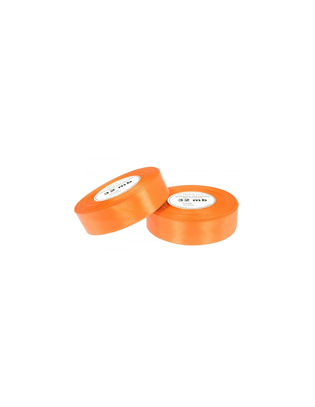 Nastro satin arancione scuro (25mm) 32m Nastro satin arancione scuro (25mm) 32m