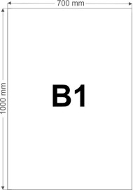 Carta offset bianco 80g (70x100cm) - 500 fogli