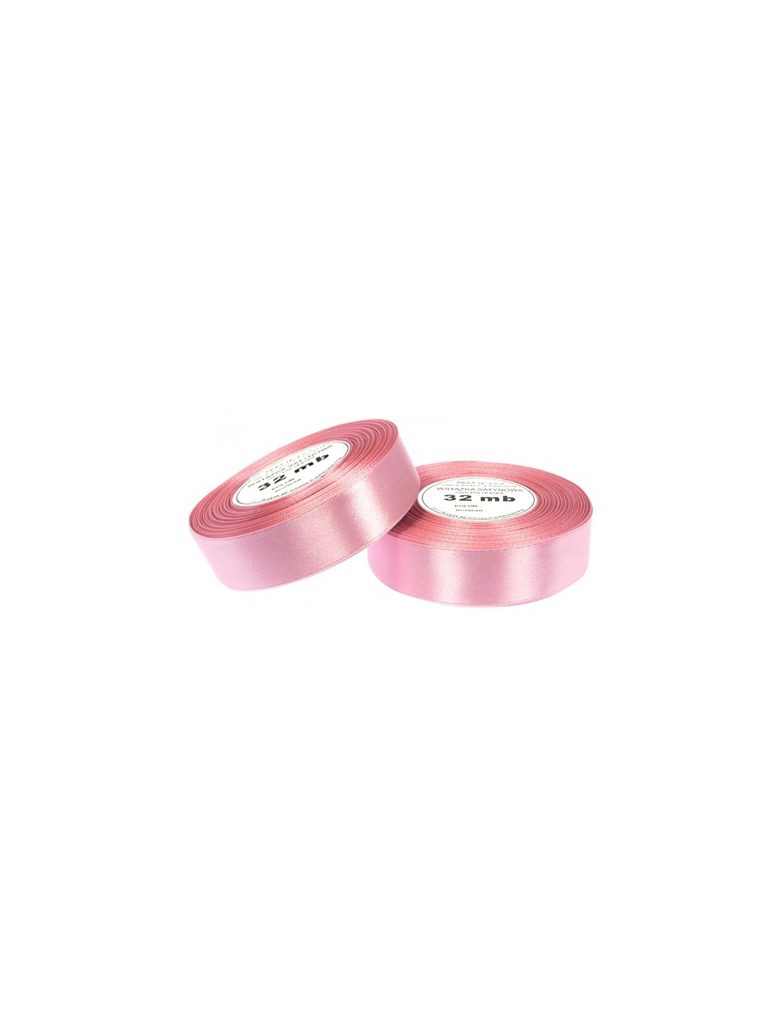 Nastro satin rosa sporco 32m (25mm) 32m Nastro satin rosa sporco 32m (25mm) 32m