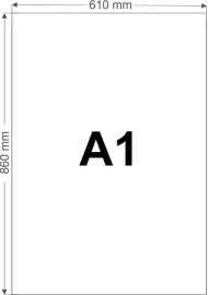 Carta offset bianco 80g (61x86cm) - 500 fogli