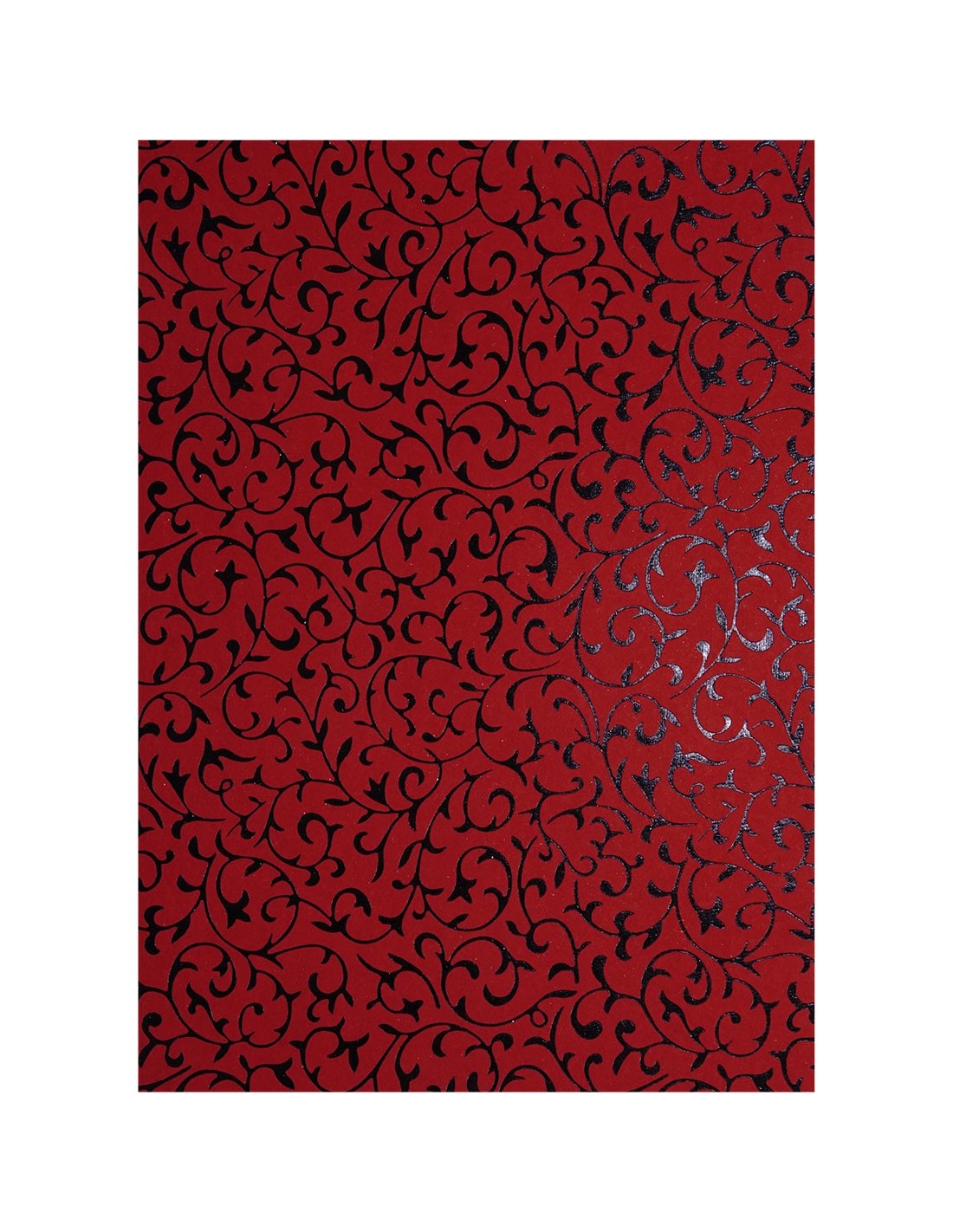 Carta decorativa rossa - pizzo nero 56x76cm Carta decorativa rossa - pizzo nero 56x76cm
