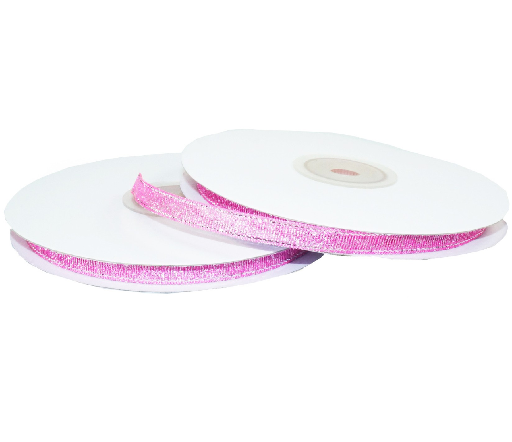 6mm WB7011 Wstążka brokatowa różowa 32mb 6mm WB7011 Wstążka brokatowa różowa 32mb