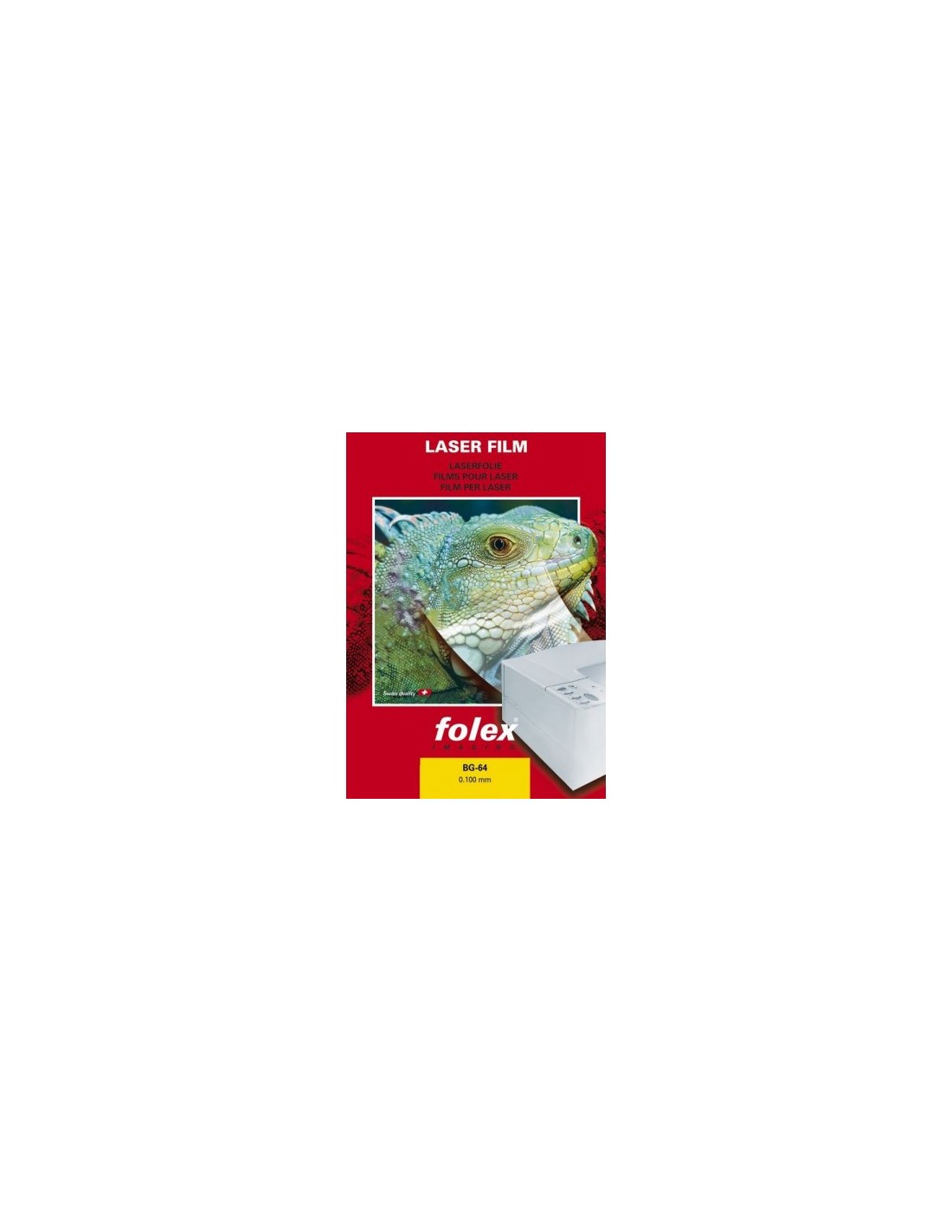 FOLEX FOLAPROOF LASER FILM F Folia przezroczysta dwustronnie matowa do drukarek laserowych pak 100A3 FOLEX FOLAPROOF LASER FILM F Folia przezroczysta dwustronnie matowa do drukarek laserowych pak 100A3