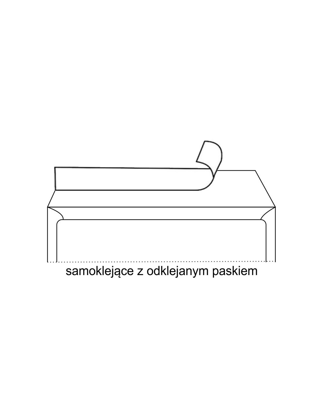 Koperta ozdobna gładka K4 14cm HK Amber biała 100g 50szt.