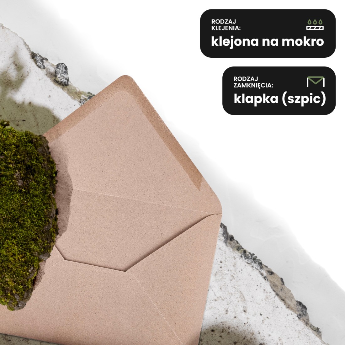 Koperta ozdobna gładka kolorowa ekologiczna B6 NK Crush Kiwi jasna zielona 120g Koperta ozdobna gładka kolorowa ekologiczna B6 NK Crush Kiwi jasna zielona 120g