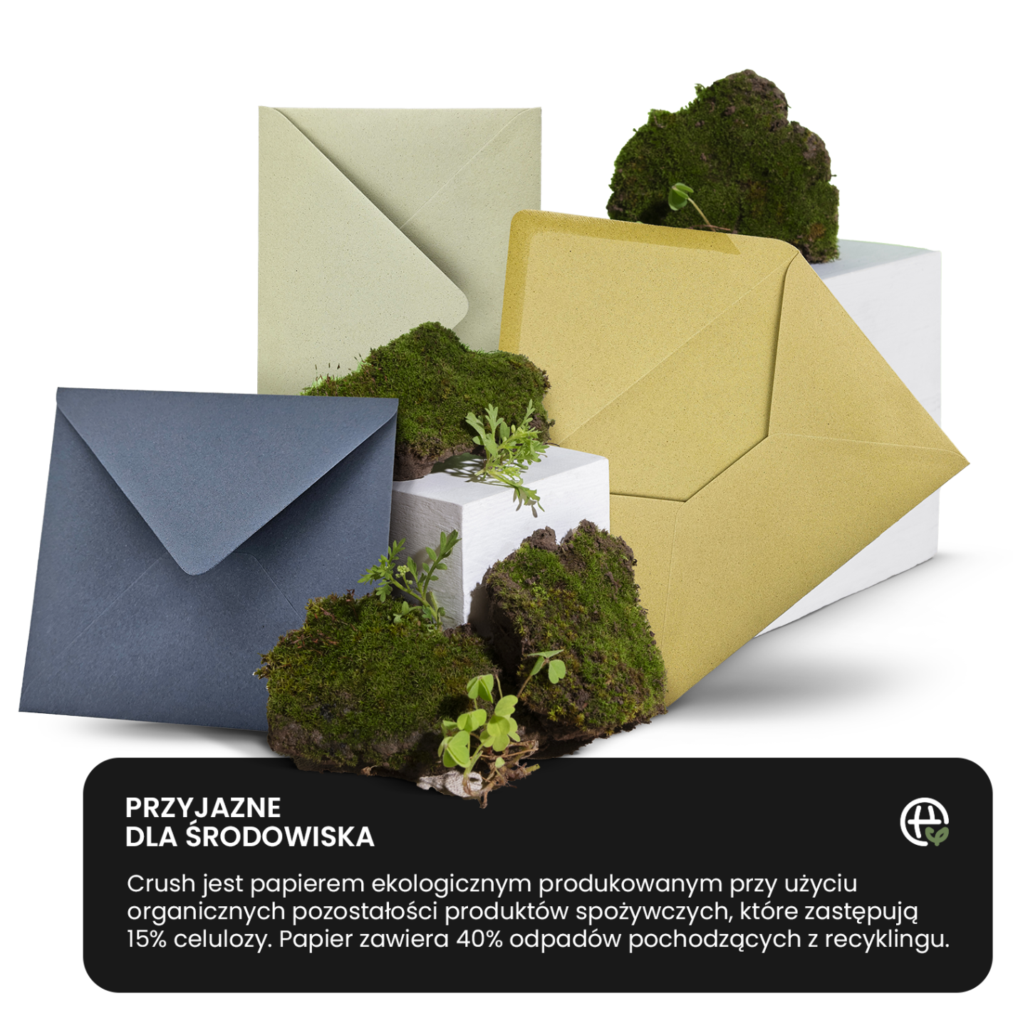 Koperta ozdobna gładka kolorowa ekologiczna B6 NK Crush Olive zielona 120g Koperta ozdobna gładka kolorowa ekologiczna B6 NK Crush Olive zielona 120g