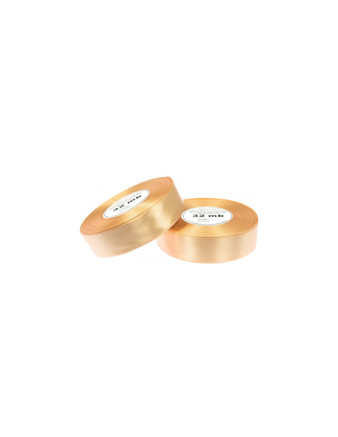 Nastro satin crema (12mm) 32m Nastro satin crema (12mm) 32m