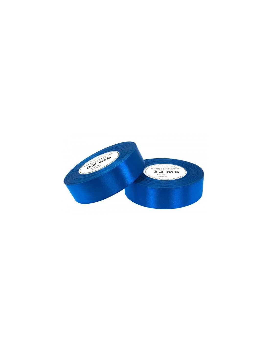 Nastro satin azzurro intenso (25mm) 32m Nastro satin azzurro intenso (25mm) 32m