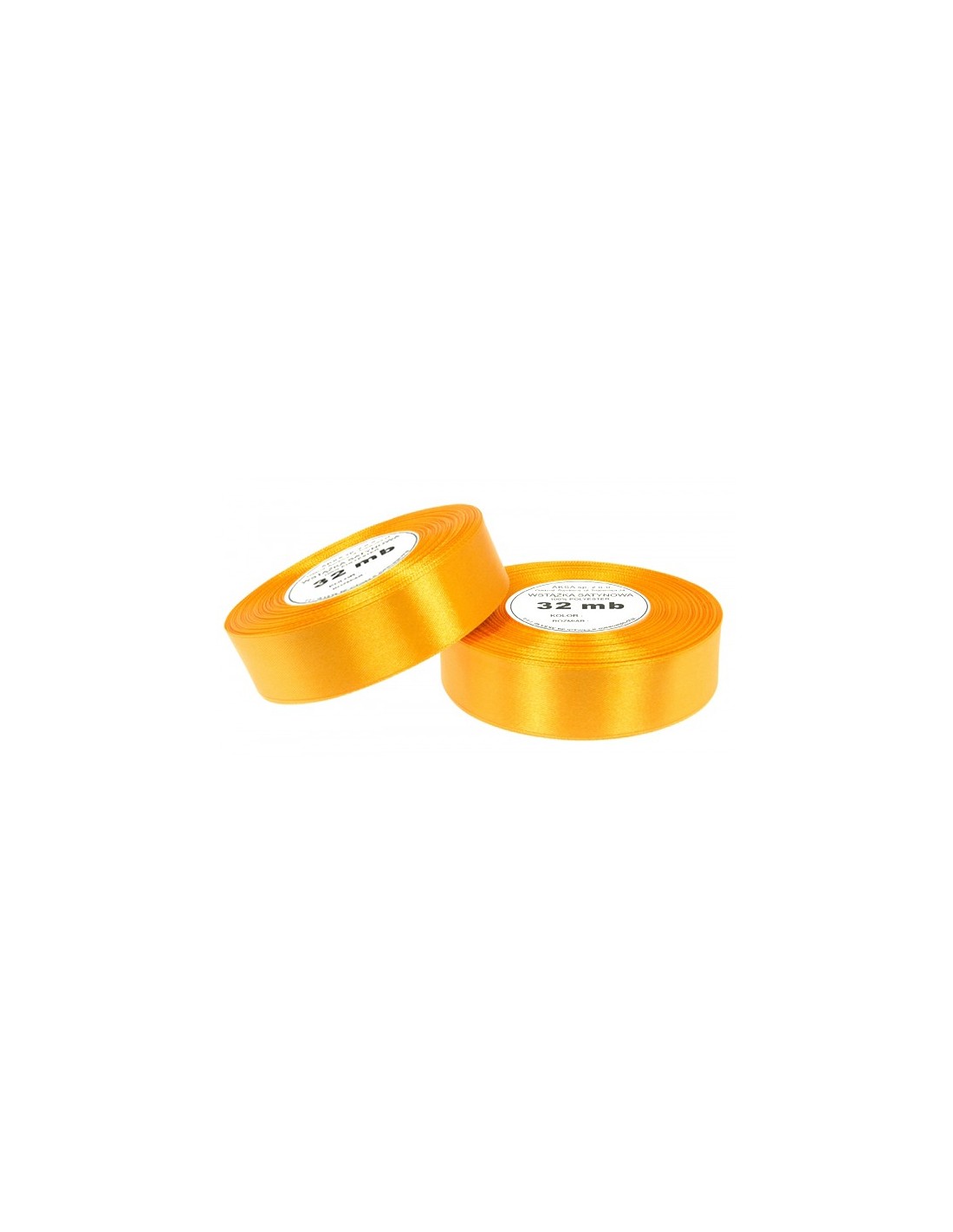 Nastro satin arancione chiaro (12mm) 32m Nastro satin arancione chiaro (12mm) 32m