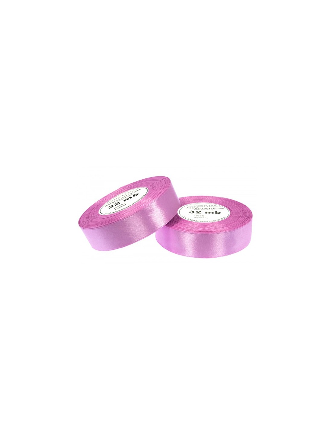 Nastro satin erica chiaro (25mm) 32m Nastro satin erica chiaro (25mm) 32m