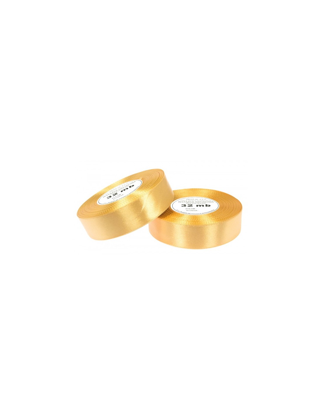 Nastro satin albicocca (6mm) 32m Nastro satin albicocca (6mm) 32m
