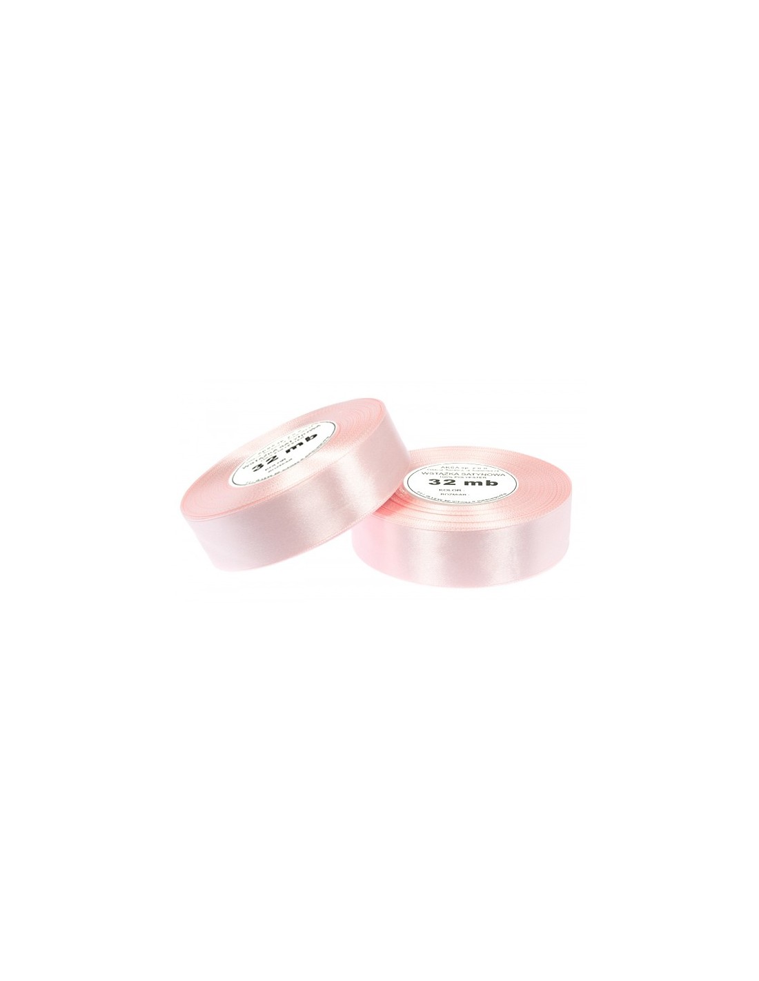 Nastro satin rosa cipria (12mm) 32m Nastro satin rosa cipria (12mm) 32m